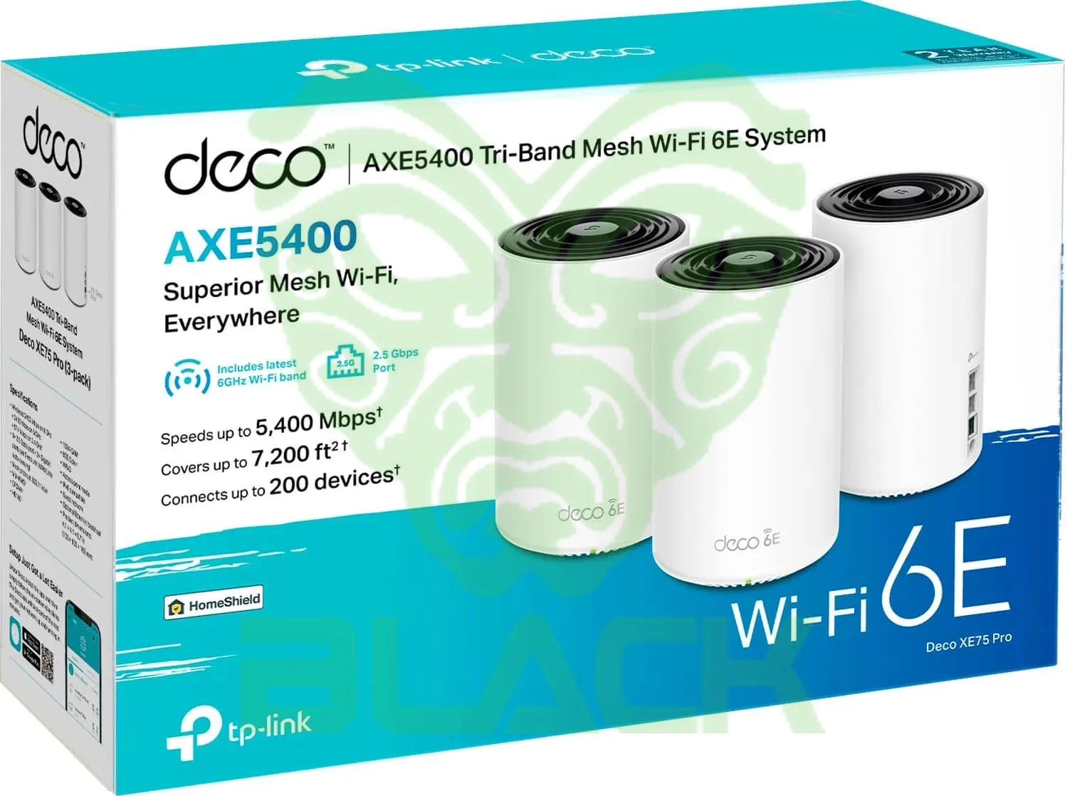 TP LINK WHOLE-HOME MESH WI-FI SYSTEM AXE5400 3PS