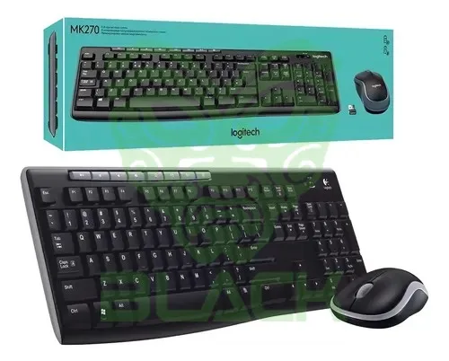 TECLADO Y MOUSE LOGITECH COMBO MK270 WIRELESS 2.4GHZ