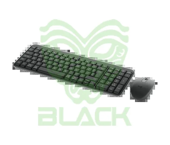 TECLADO Y MOUSE LOGITECH MK250 WIRELESS BLACK