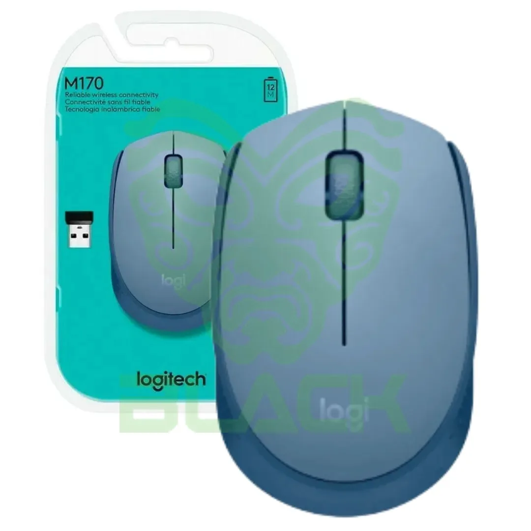 MOUSE INALÁMBRICO LOGITECH M170 BLUE