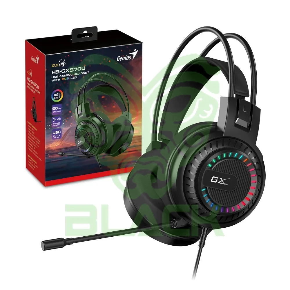 Auriculares + Mic Genius HS-GX570U Gamer USB