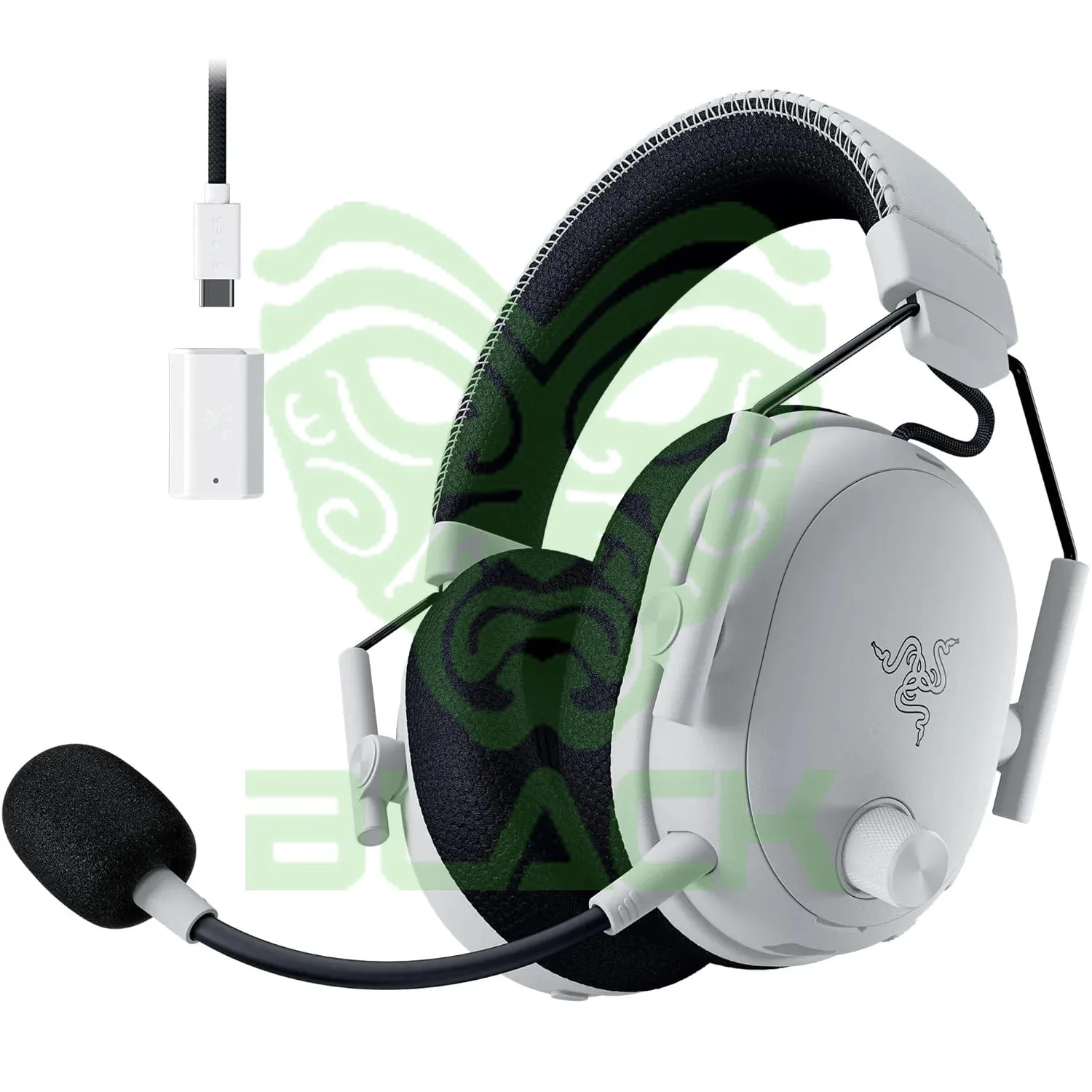 AURICULAR RAZER BLACKSHARK V3 PRO WHITE HYPERSPEED WIRELESS+BT ANC THX