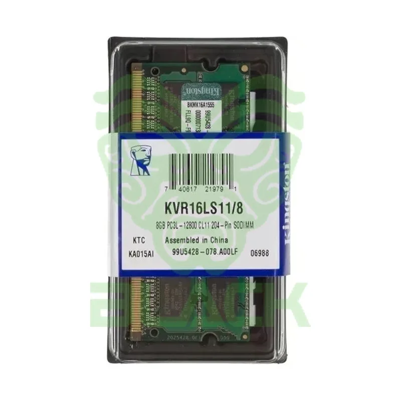 Memoria RAM Kingston 8GB 1600MHz Ddr3l SODIMM