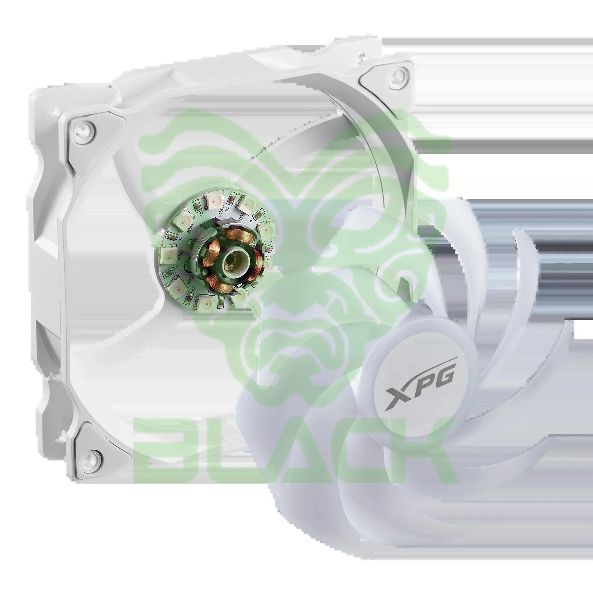 Fan Xpg P/ Gabinete Vento 120mm Blanco ARGB