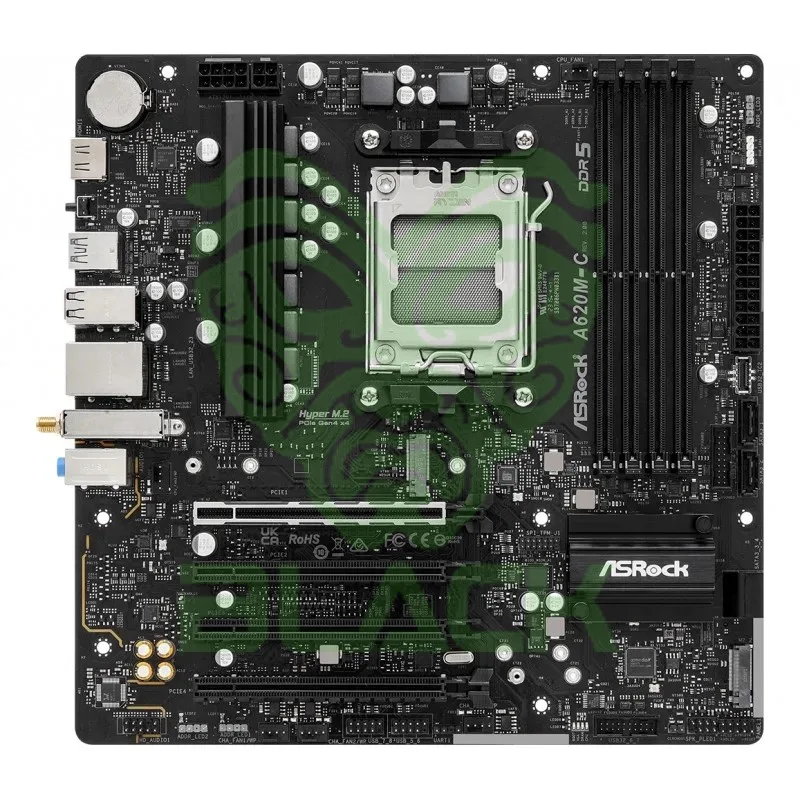 Mother Asrock (am5) A620M-C R2 Wifi-ax+bt (bulk)