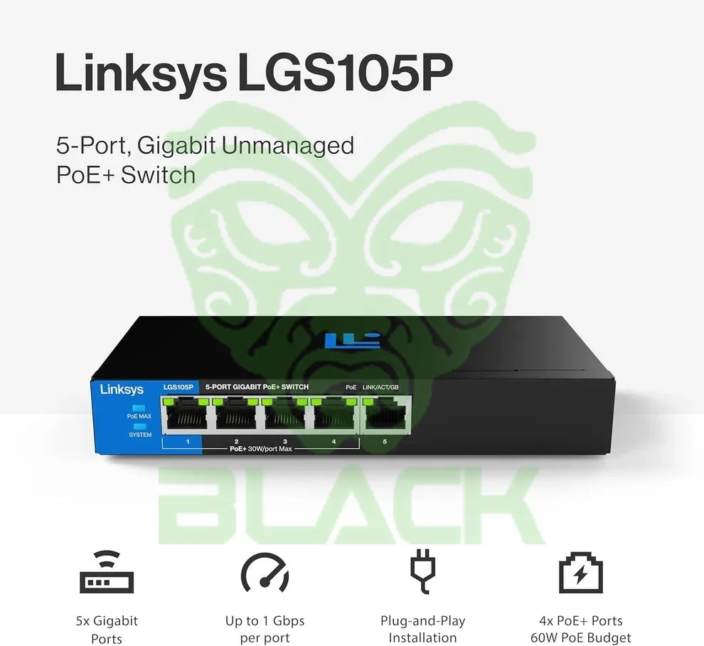 LINKSYS 5-PORT GIGABIT SWITCH