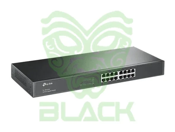 SWITCH 16P TP-LINK SG1016 GIGABIT GREEN 1U 19 RACK