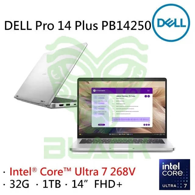 NB DELL 14 PRO PLUS ULTRA7 268V NPU 32G 1TB W11PRO