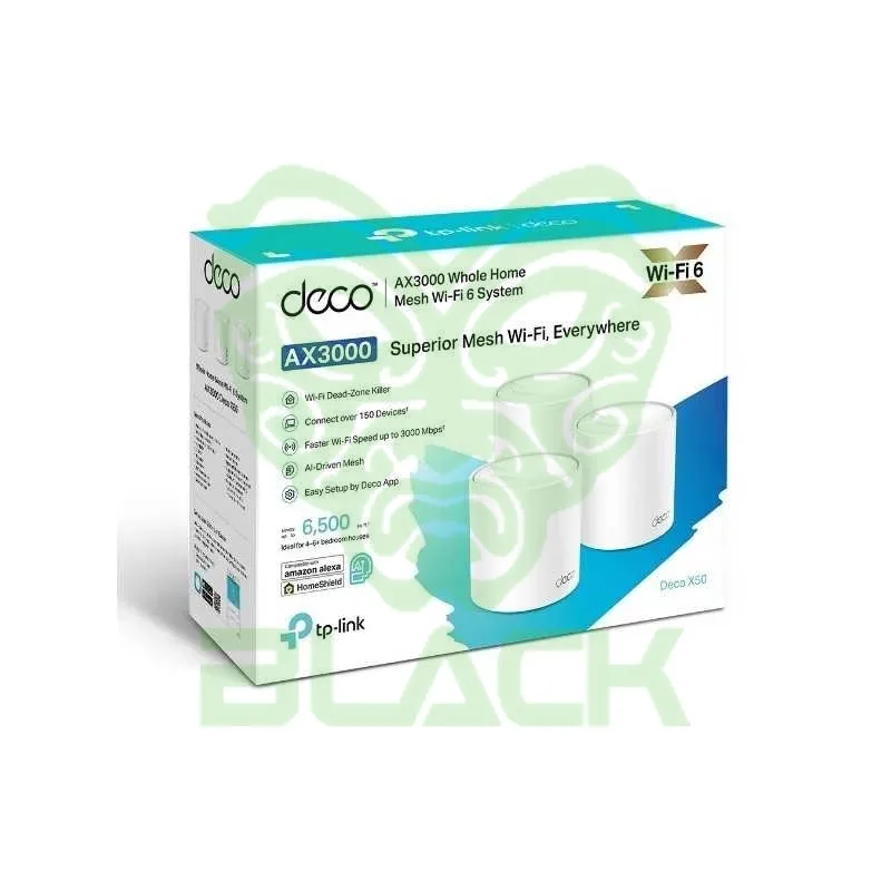 Router Mesh Tp-link Deco X50 Ax3000 WIFI 6 De Doble Banda Low Latency Pack 3