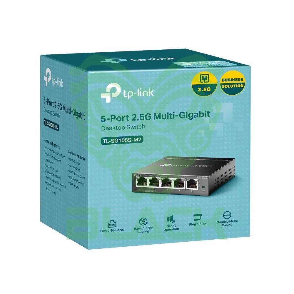TP-LINK TL-SG105S-M2 SWITCH GESTIONADO 2.5G ETHERN...