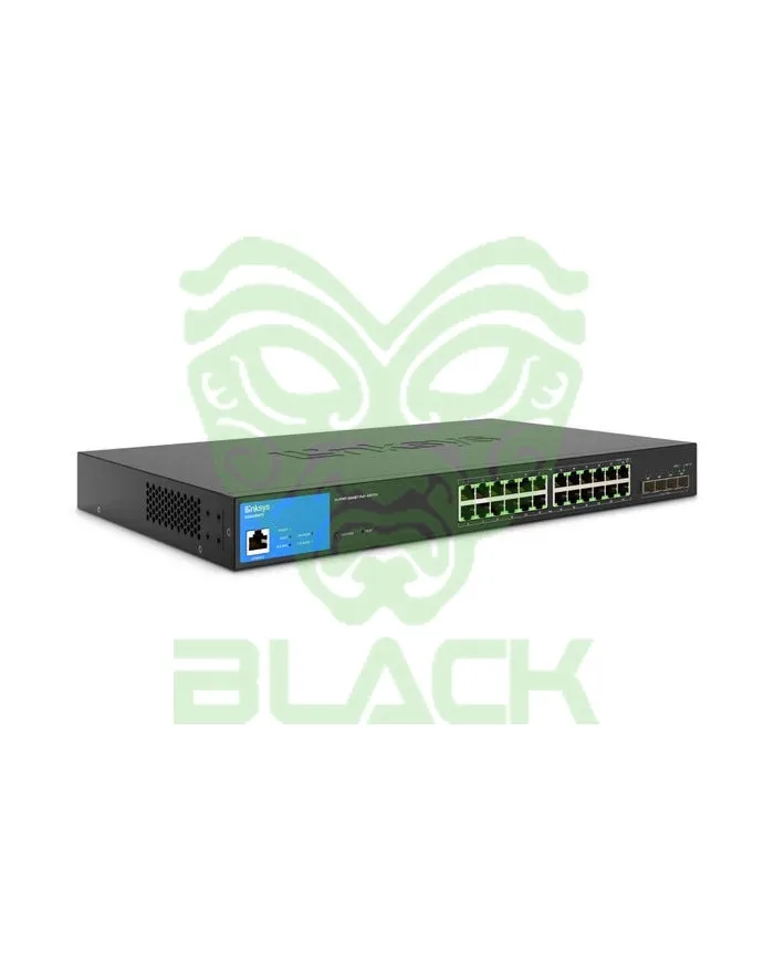 24-PORT MANAGED POE+ SWITCH 4 1G SFP 250W TAA