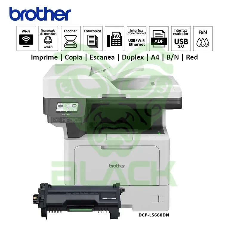 MFL BROTHER DCP-L5660DN 42PPM DUPLEX RED