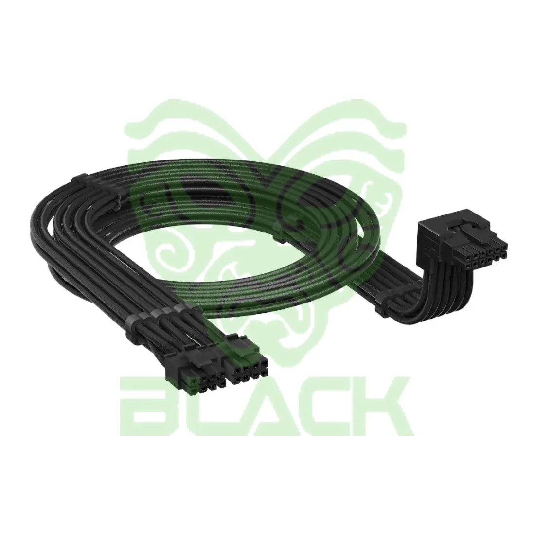 CABLE CORSAIR TIPO A 12 V Y 2 X 6 DE 90° TYPE 5 BLACK