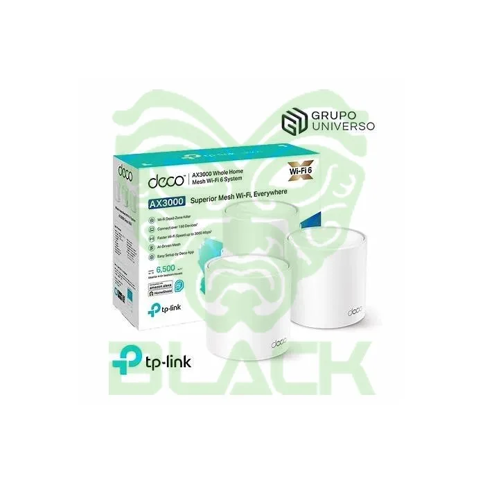EXTENSOR DE SEÑAL WIFI MESH DECO X50 TP-LINK AX3000 PACK DE 3