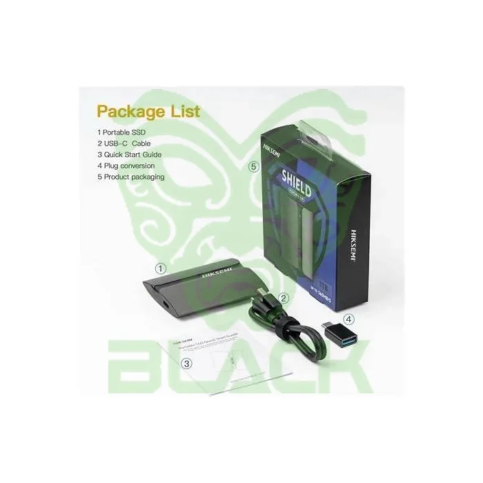 SSD EXTERNO 1TB HIKSEMI SHIELD