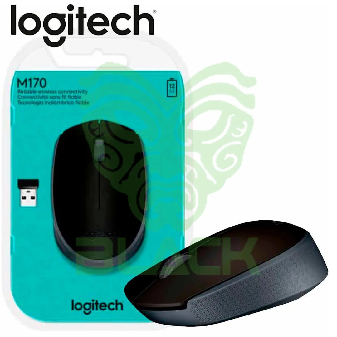 MOUSE INALÁMBRICO LOGITECH M170 BLACK