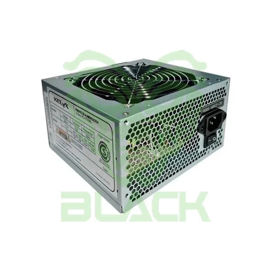 Fuente Kelyx 550w ATX - C/Cooler 12cm Y Cable