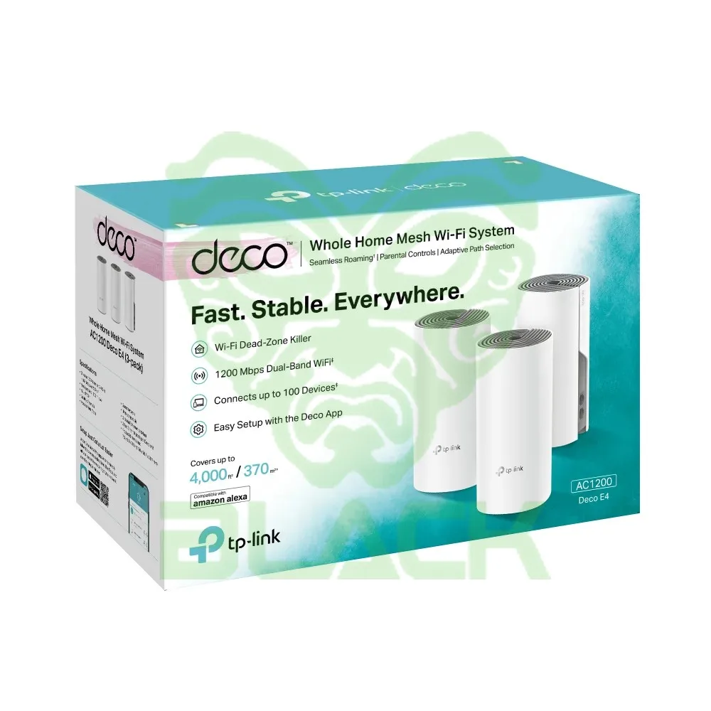 SISTEMA WI-FI MESH TP-LINK DECO E4 3-PACK AC1200