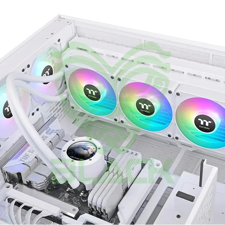 THERMALTAKE AIO WATERCOOLER TH360 V2 ULTRA EX ARGB LCD SNOW