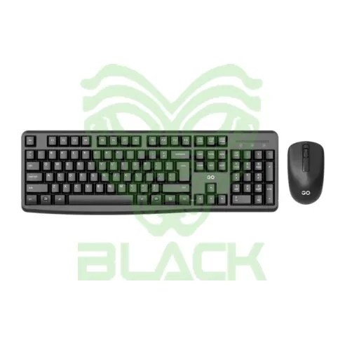 KIT TECLADO Y MOUSE INALAMBRICO FANTECH GO WK894 BLACK