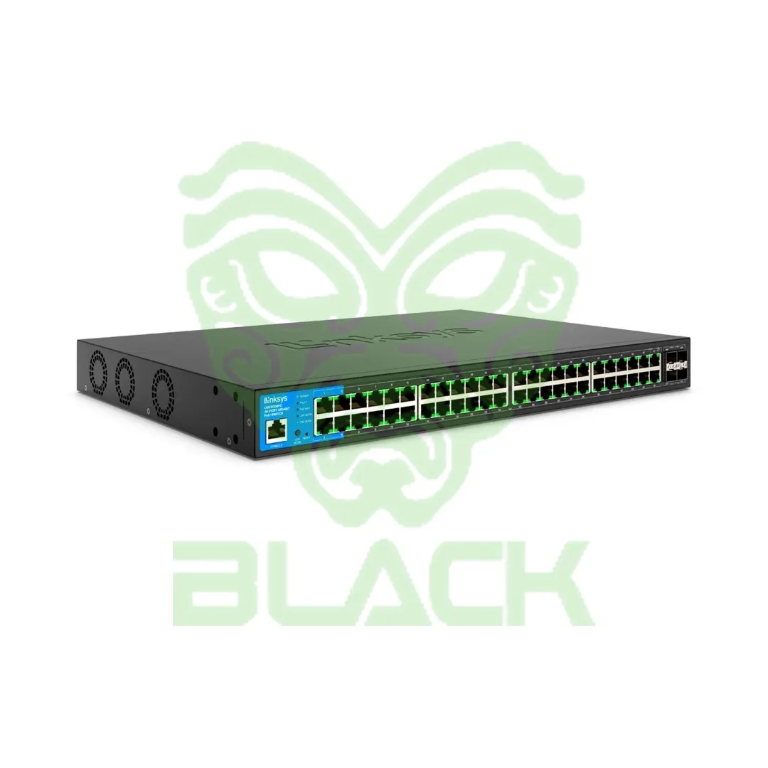 48-PORT MANAGED GIGABIT SWITCH W/ 4 10G SFP +