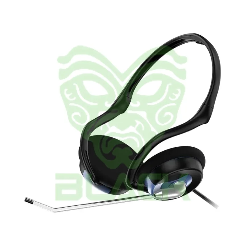 Auricular C/ Microfono Hs-300n,dual Jack Cable,new