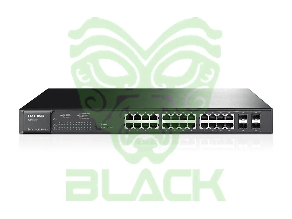 SWITCH TP LINK 24 PUERTOS GB SMART L2 4SFP