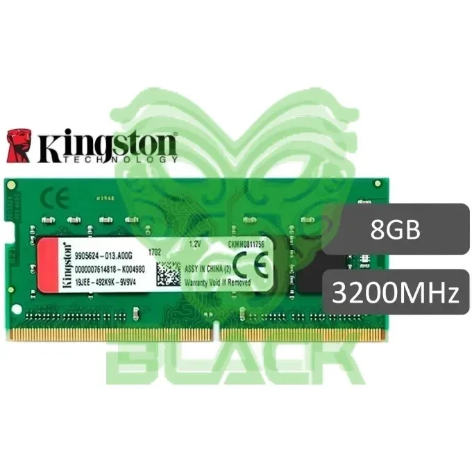 MEMORIA RAM KINGSTON 8GB DDR4 3200MHZ SODIMM