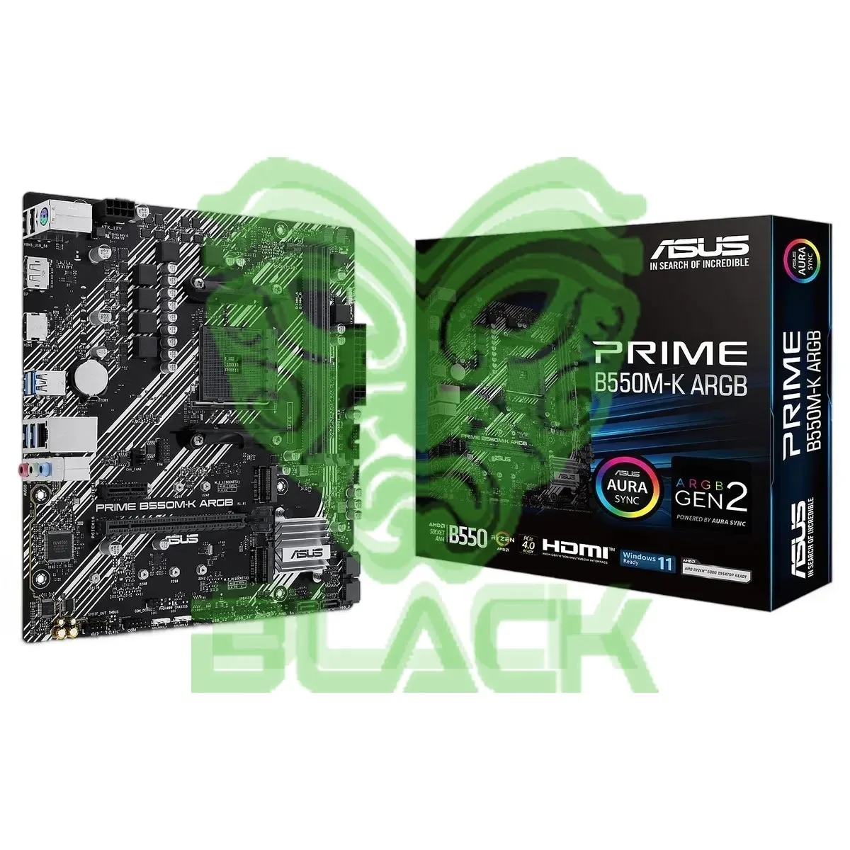 Motherboard ASUS Prime B550M-K ARGB AM4 DDR4