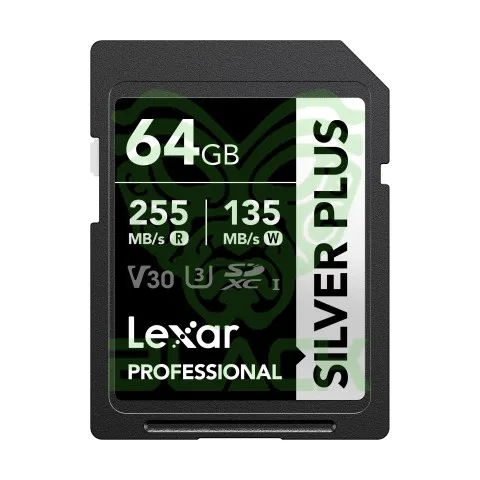 TARJETA SILVER PLUS SDXC LEXAR 128GB UHS-I
