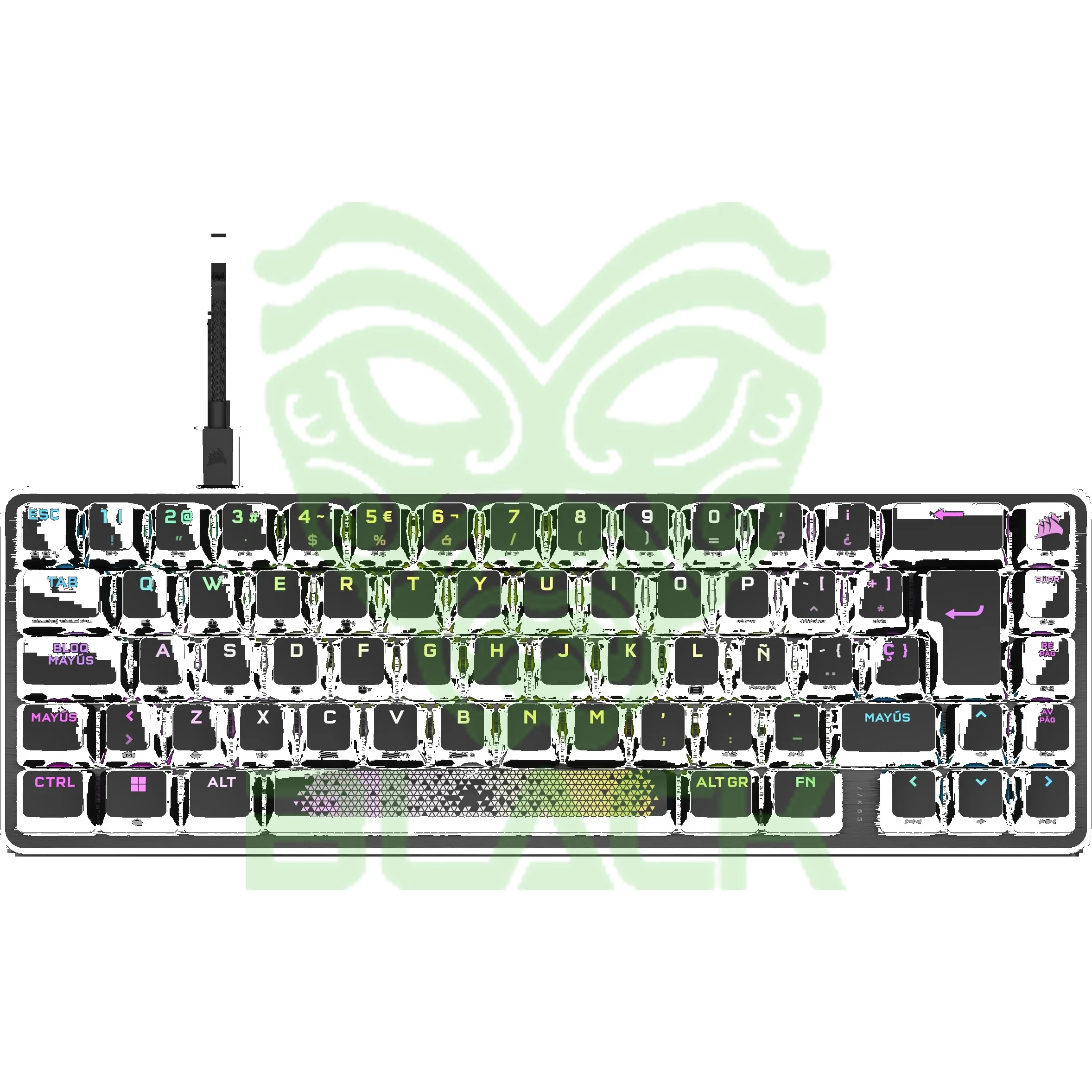 TECLADO MECÁNICO CORSAIR K65 PRO MINI RGB 65% EN