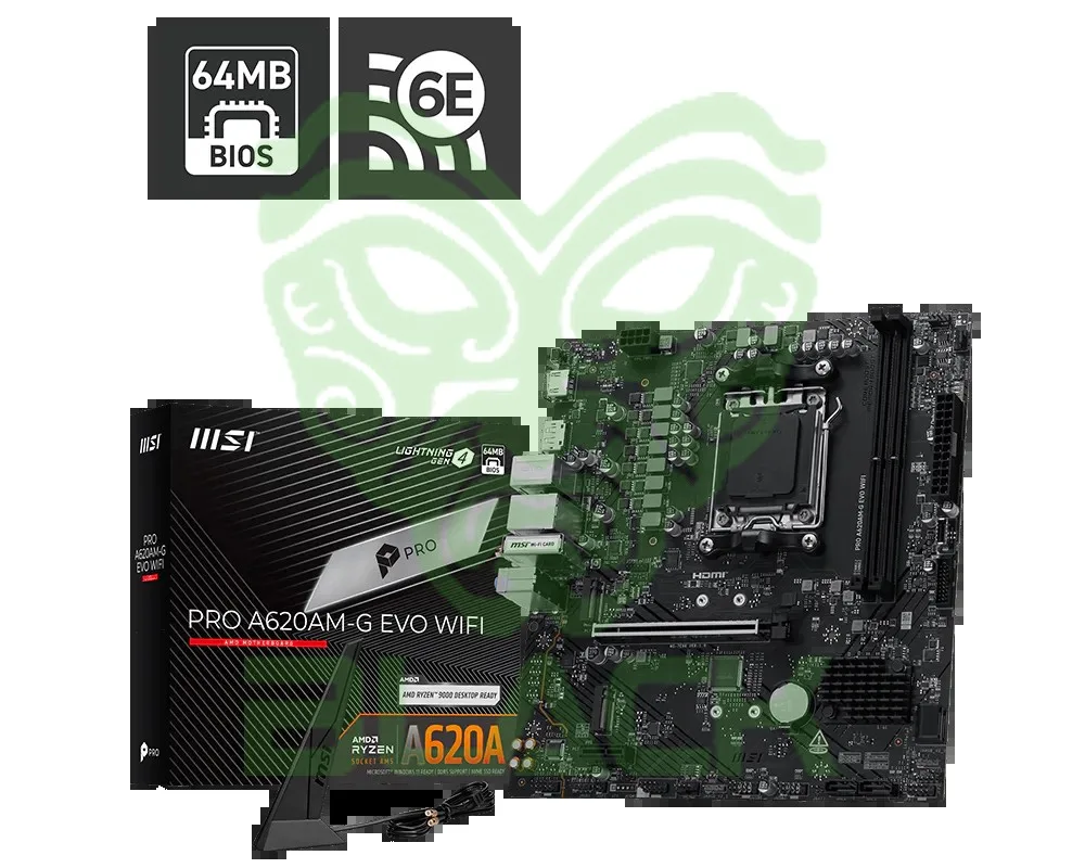 Motherboard MSI Pro A620AM-G Evo WIFI AM5 DDR5