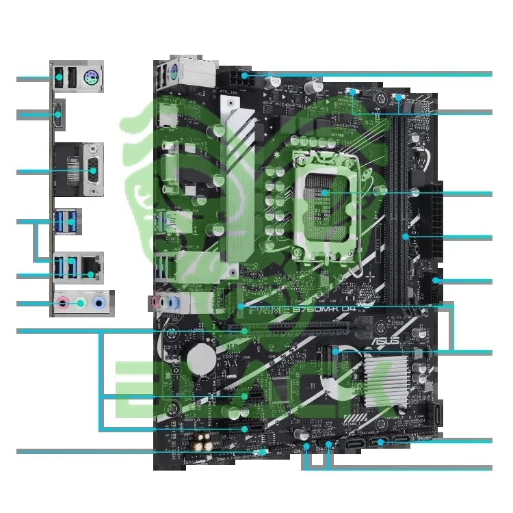 Motherboard ASUS Prime B760M-K D4 LGA 1700 DDR4