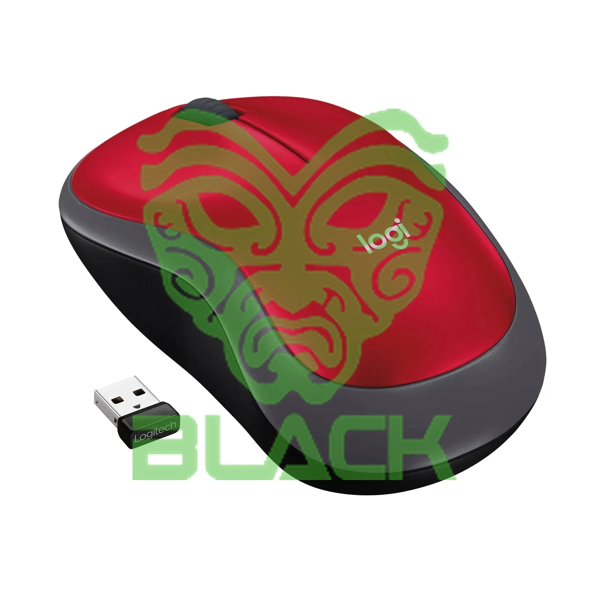 MOUSE LOGITECH INALAMBRICO M185 RED