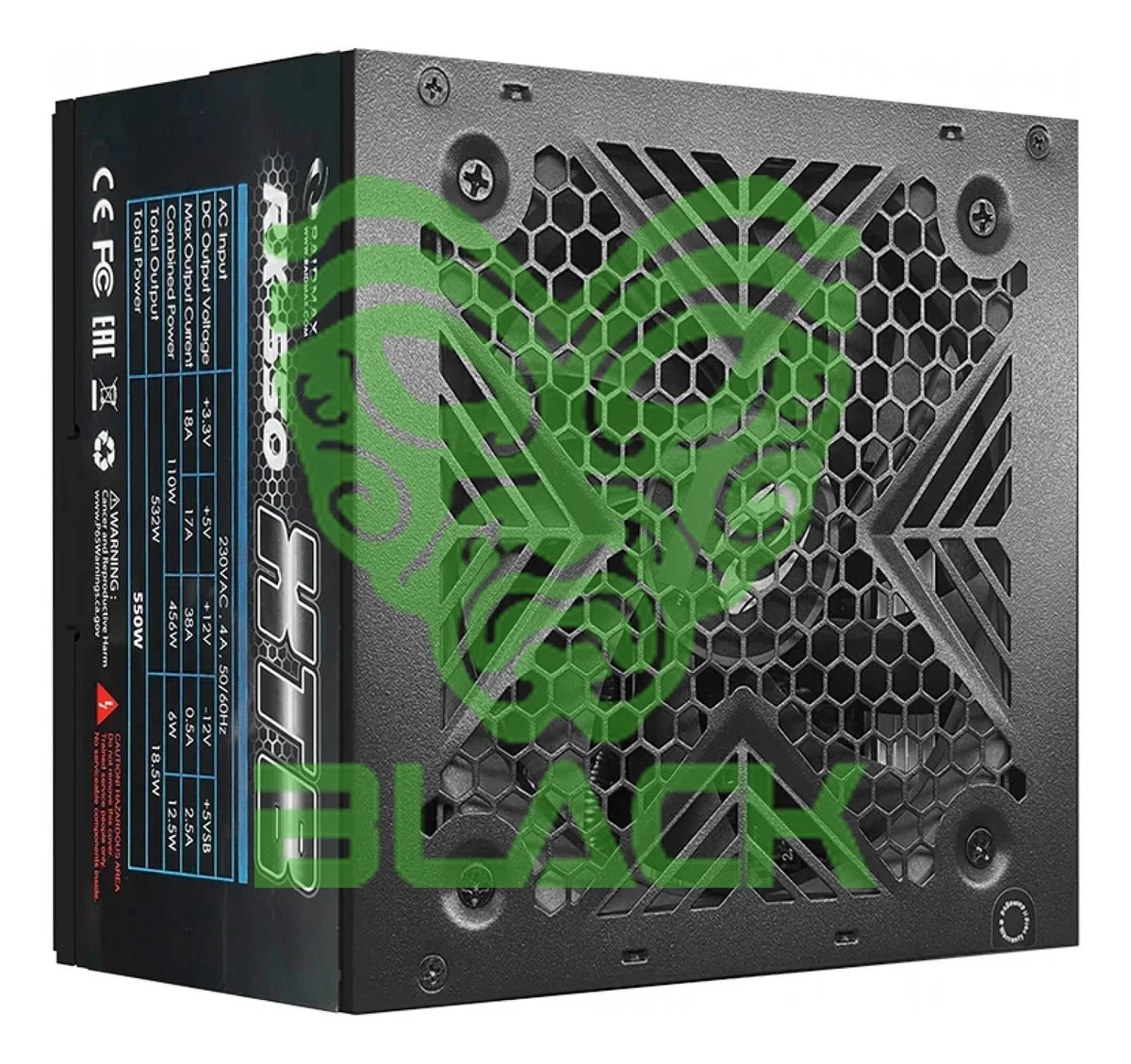 Fuente Gamer 650w Raidmax Xtb