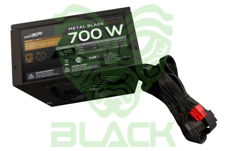 Fuente Sentey 700w (mbp700-gs) 80 Plus Bronze