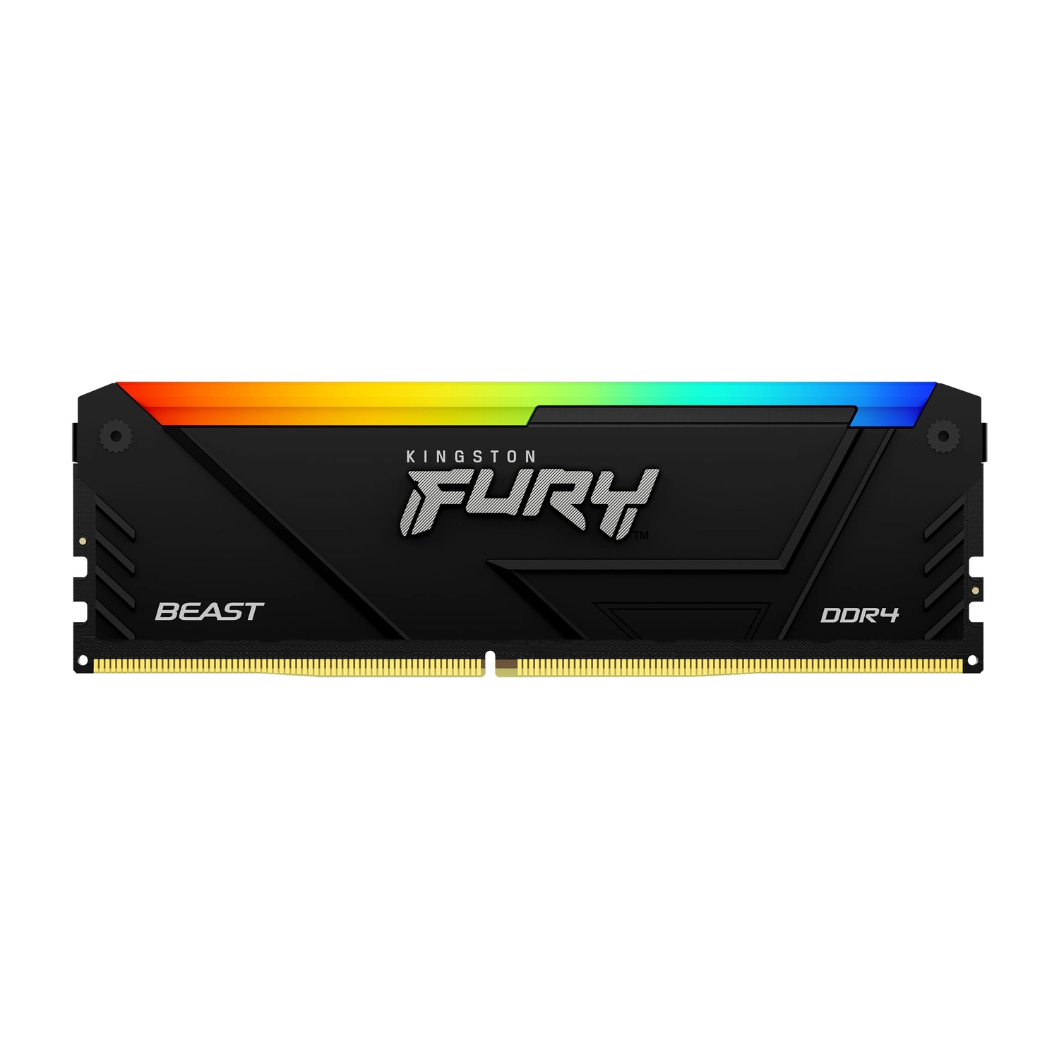 MEMORIA RAM UDIMM KINGSTON Fury Beast 16GB DDR4 3200 MHZ CL16 1.35V SINGLE Negro RGB [E]
