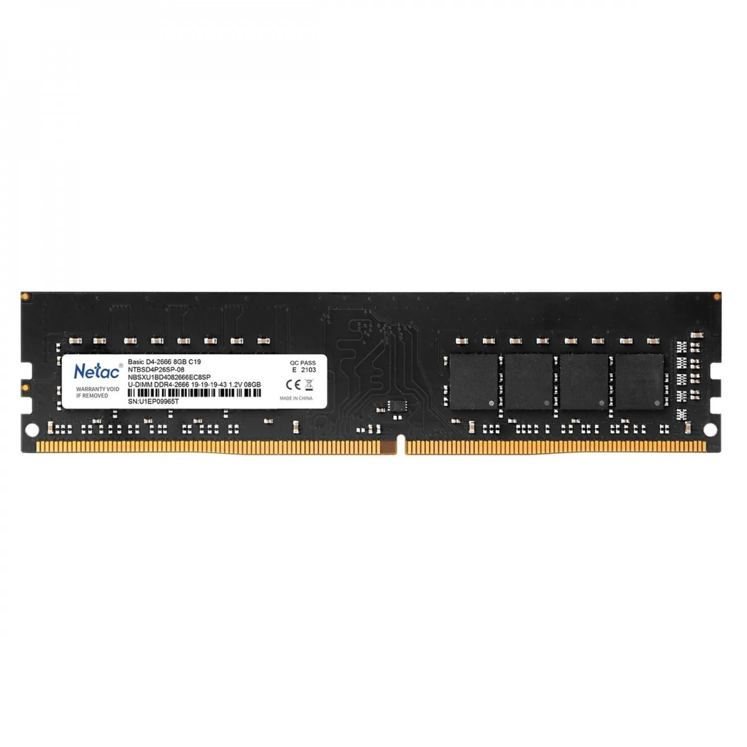 MEMORIA Netac Basic DDR4 DIMM 8GB 3200 C16 [N]