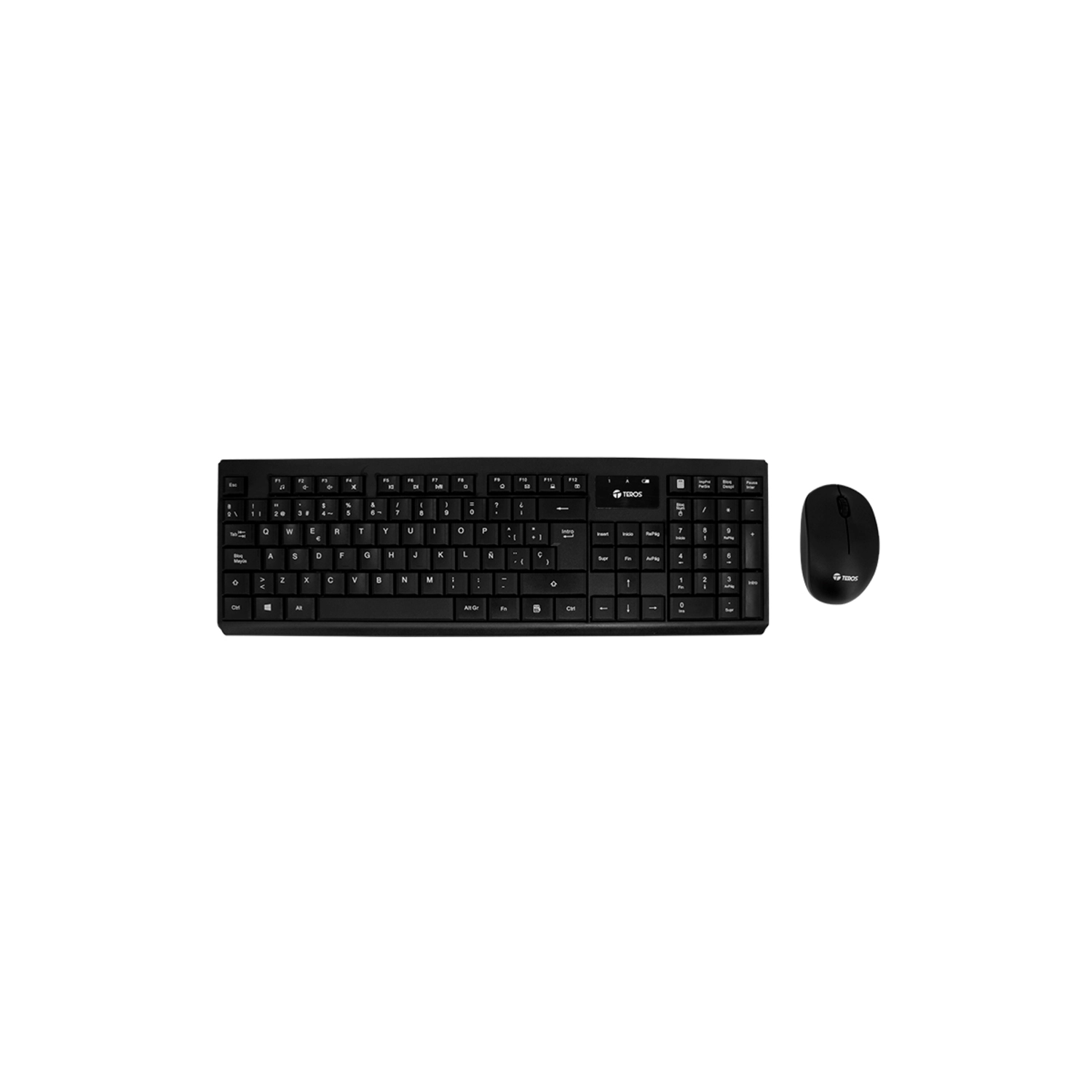 Combo Teclado Y Mouse Inalambrico Teros TE-4062N 2.4GHz Black [E]