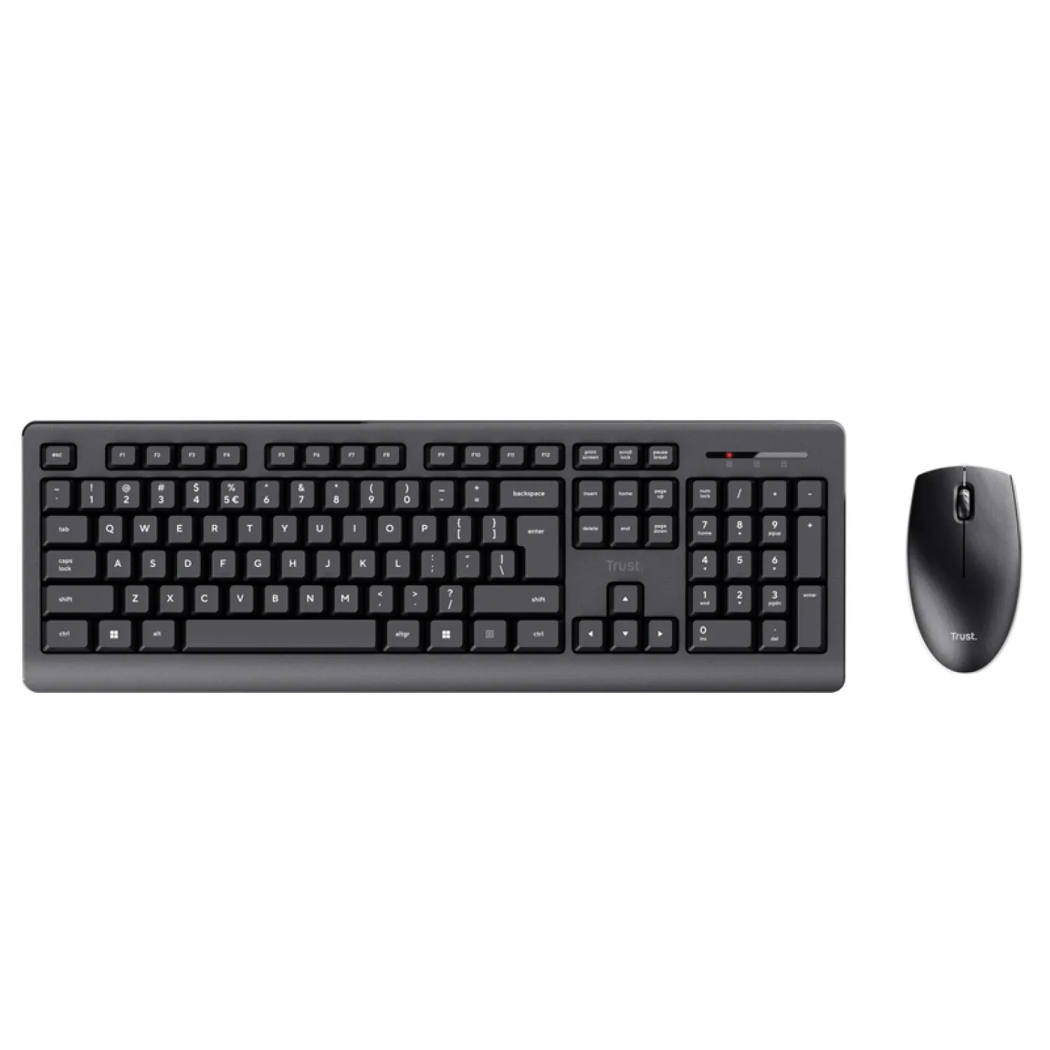 Combo Teclado Y Mouse Trust Primo Wireless Deskset Es [N]