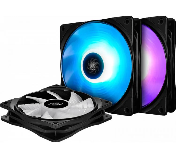 Cooler Fan Deepcool Rf120 Fs 120mm Fixed RGB Kit X3 [G]