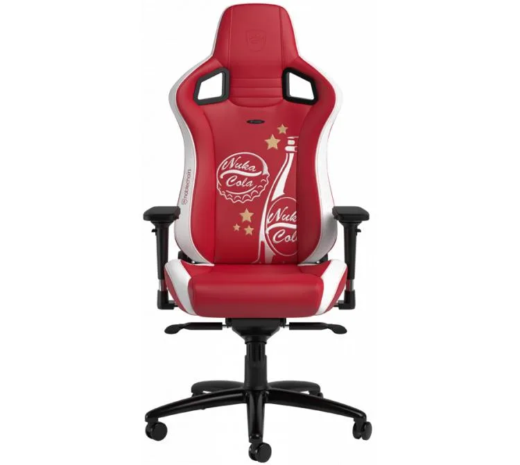 Silla Gamer Noblechairs Epic Fallout Nuka Cola Edition (sin Almohadones) (peso Max. 120kg)