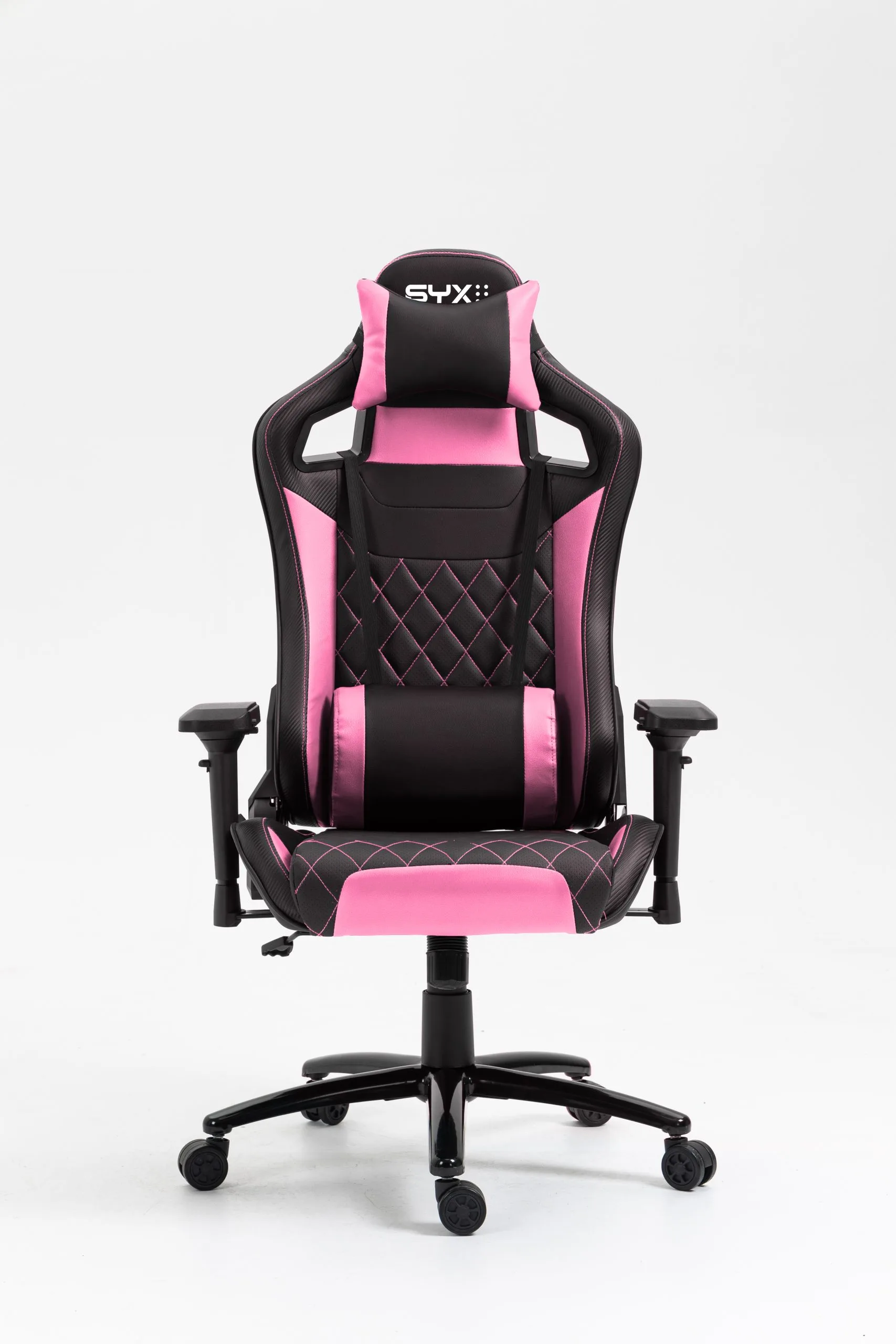 Silla Gamer Syx CH-451 Pk Rosa Negro