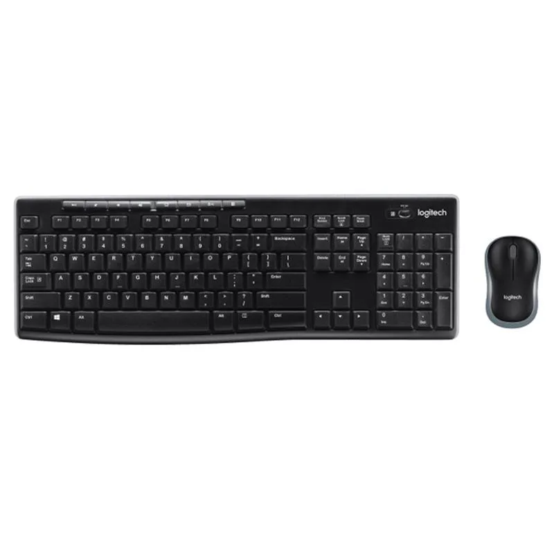 Combo Teclado Mouse Inalámbrico Logitech Mk270