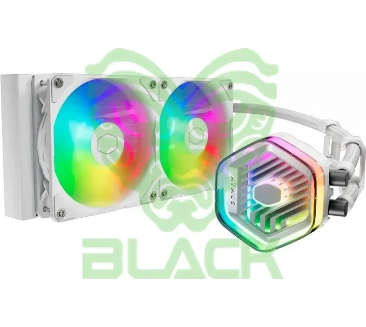 COOLER CPU COOLER MASTER MASTERLIQUID 240 ATMOS WHITE WATER COOLING ARGB