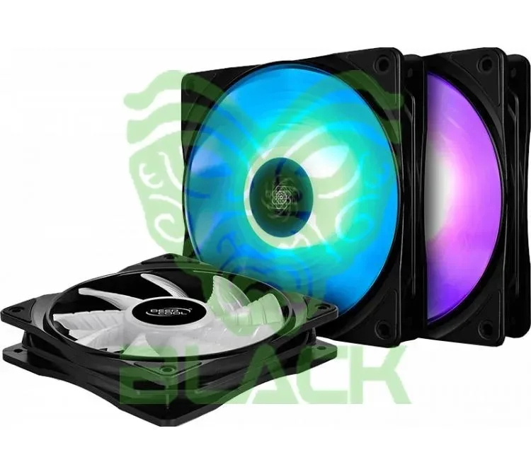 COOLER FAN DEEPCOOL RF120 FS 120MM FIXED RGB KIT X3