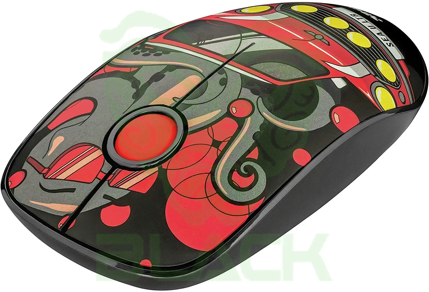 MOUSE TRUST SKETCH SILENT WIRELESS RED