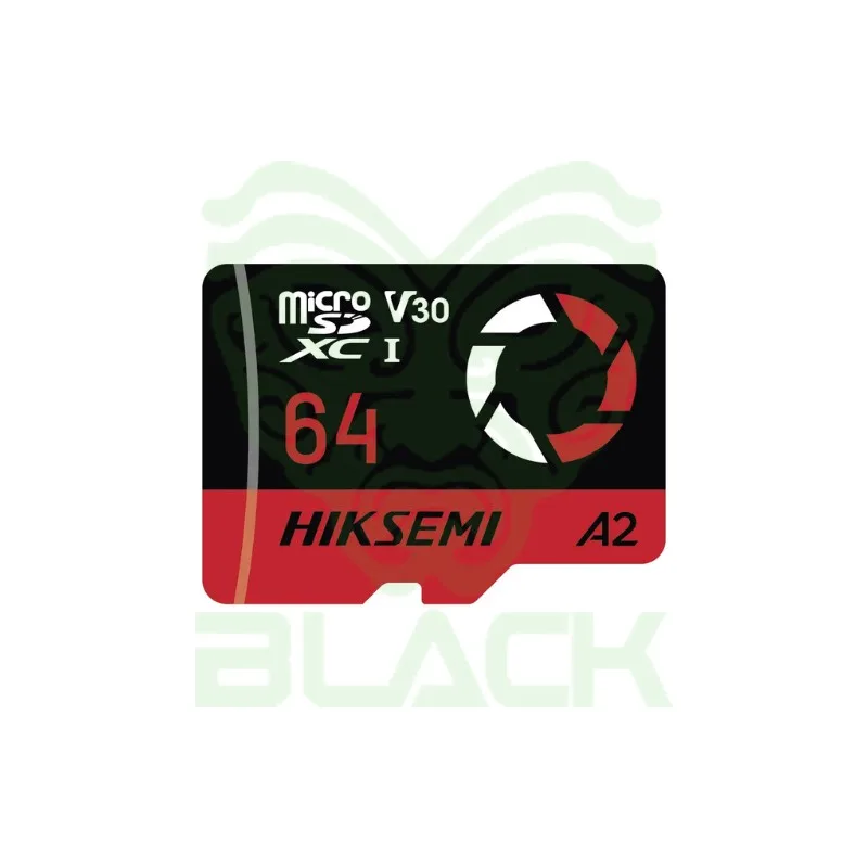 MICROSD HIKSEMI 64GB CAPTURE P/CAMARAS PROFESIONALES 4K