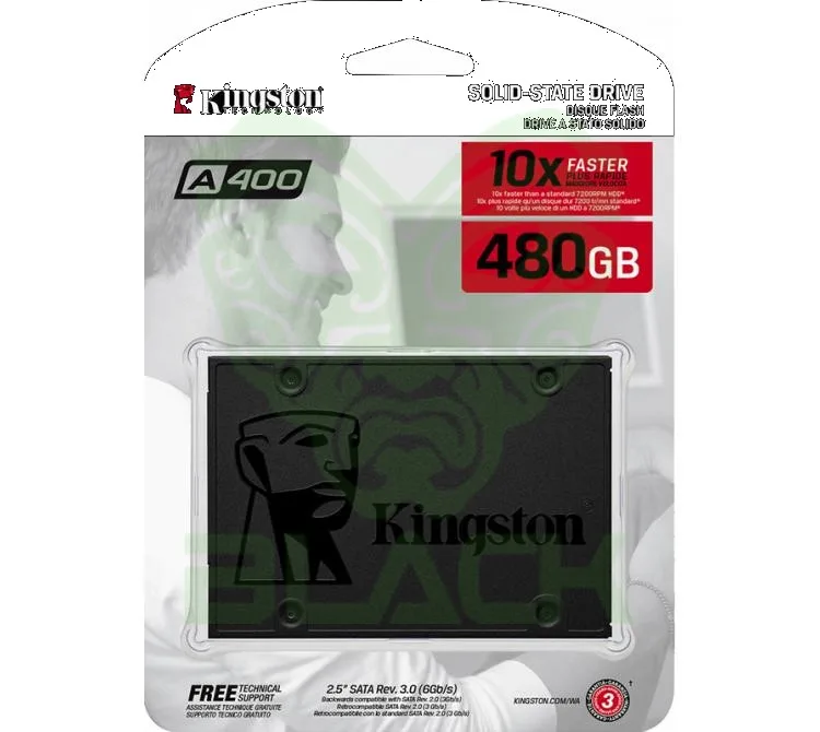 DISCO SÓLIDO SSD KINGSTON 480GB A400 500MB/S