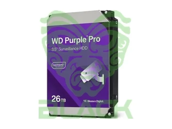 DISCO RIGIDO VIDEOVIGILANCIA 26 TB WESTERN DIGITAL PURPLE PRO